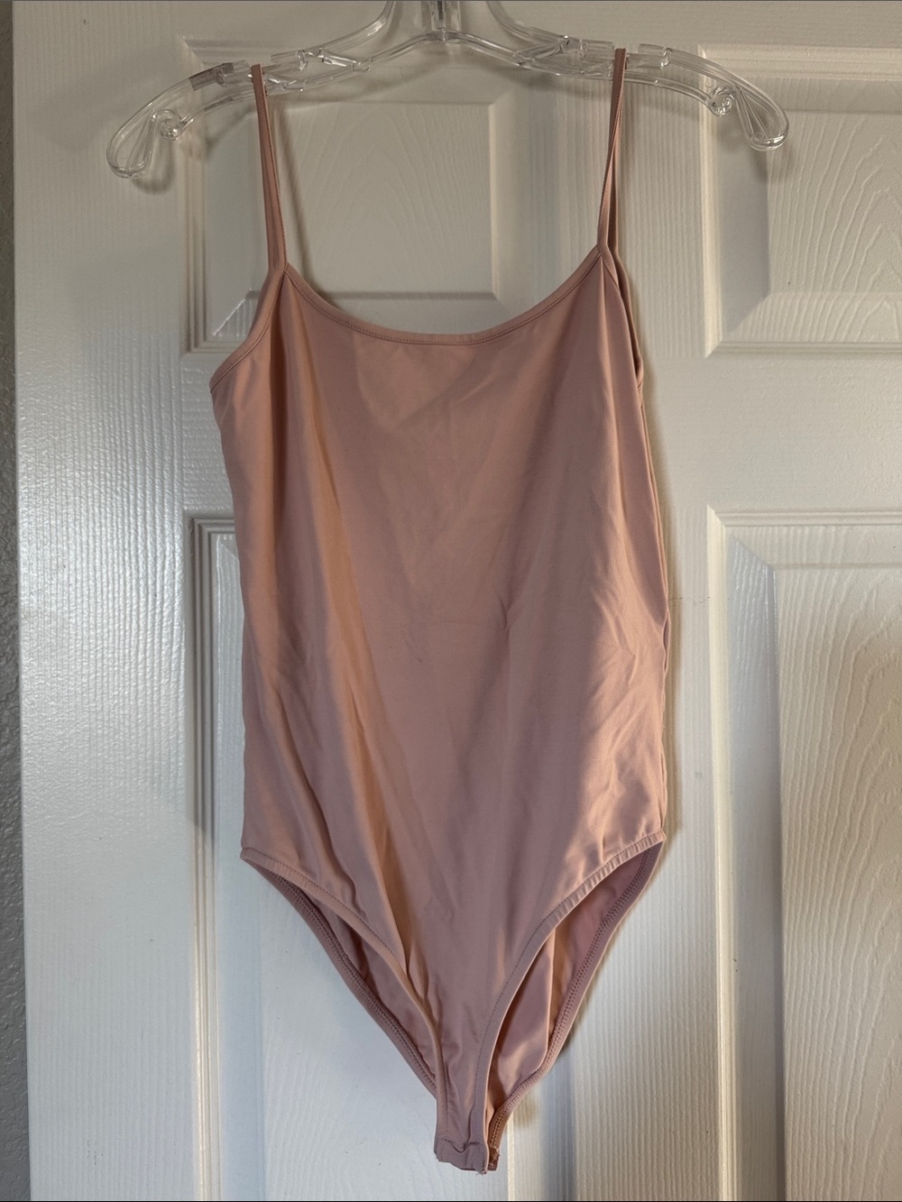 Zara Girls' Light Pink Spaghetti-Strap One-Piece